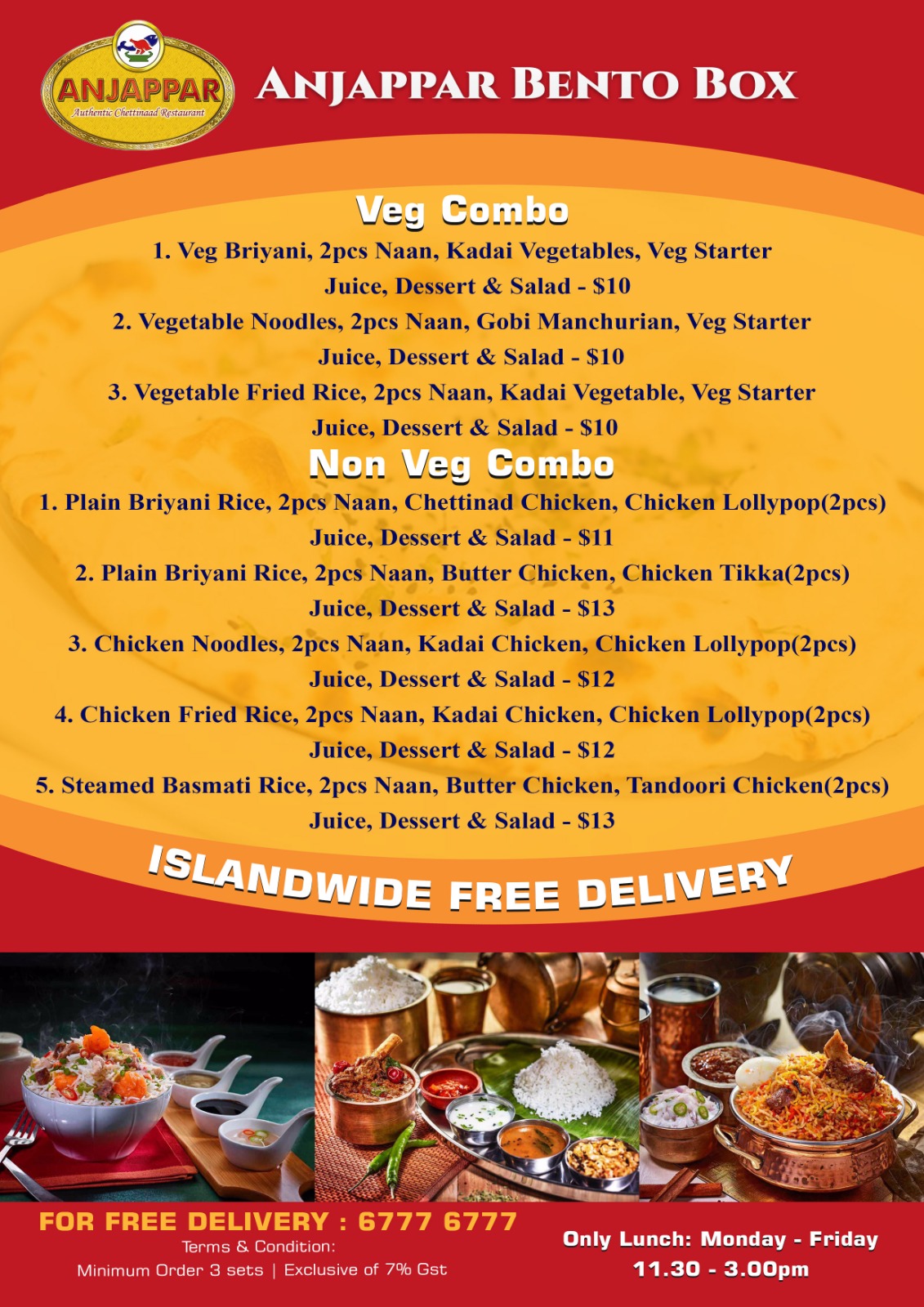 New Anjappar home delivery menu with New Ideas